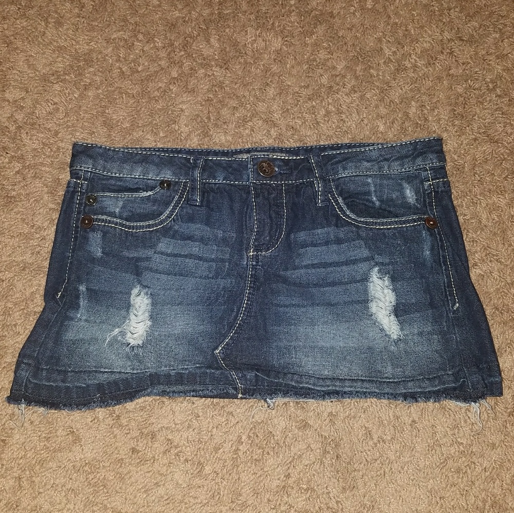 Blue Jean Mini skirt   Size 3